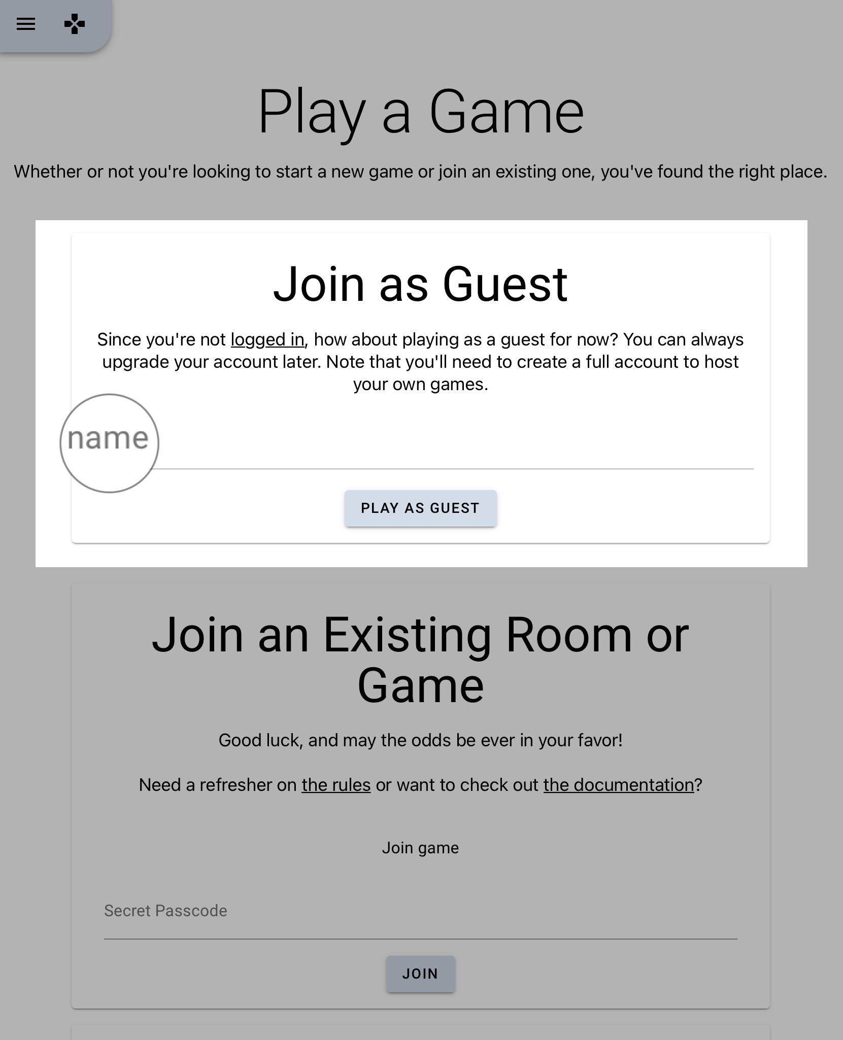 Join As Guest